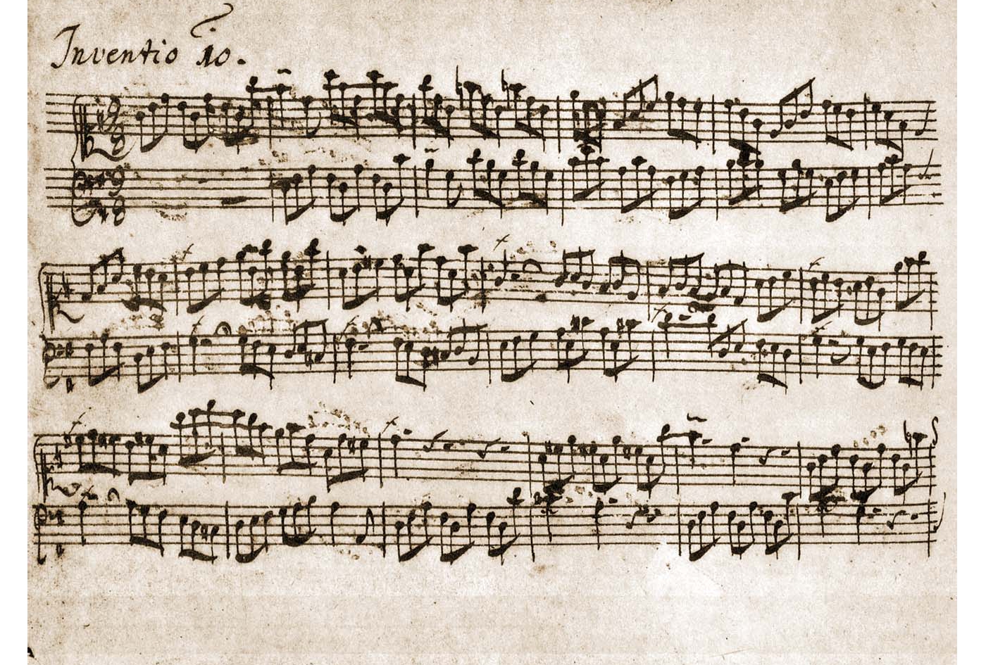インヴェンション 第10番 BWV 781 ト長調/Invention Nr.10 G-Dur BWV