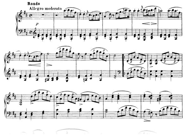 ピアノ・ソナタ 第17番 第4楽章 D 850 Op.53/Sonate für Klavier Nr.17 Mov.4 Rondo: Allegro  moderato - シューベルト - ピティナ・ピアノ曲事典
